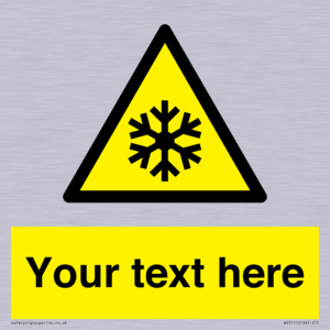 Custom Snowflake Sign